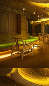 Original wooden beam wall, natural and fresh