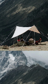 原生态景致,梅里雪山耸入云霄
