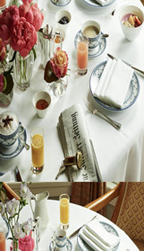 European breakfast and Italian dishes